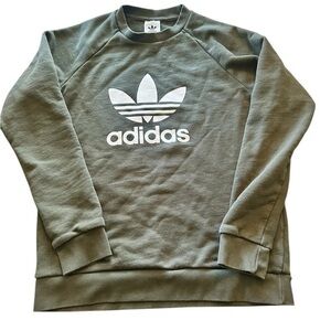 Adidas Crewneck Sweatshirt - Mens Size Small - Green